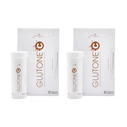 GLUTONE Set Of 2 C Glutathione & Vitamin C Effervescent Tablets- 15 Tablets Each image 1