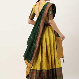 Payu Semi-Stitched Lehenga & Unstitched Blouse With Dupatta image 2