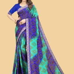A.G.M.G FASHION Bandhani Fusion Saree-image-9