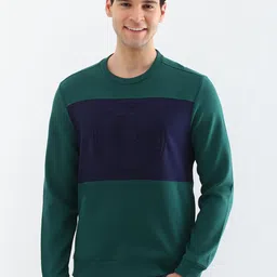 Allen Solly Men Colourblocked Casual Sweatshirt-image-61