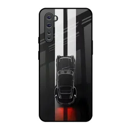 QRIOH Unisex OnePlus Nord Quirky Shockproof Glass Back Case-picture-31