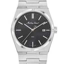 Mathey-Tissot Men Dial & Stainless Steel Bracelet Style Straps Analogue Watch H118AN-image-90