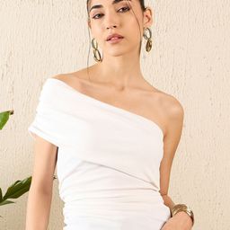 Uptownie Women One Shoulder Top-40