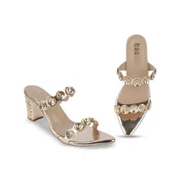 BAESD Embellished Party Block Sandals image 3