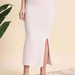 NE STYLE Side Slit High-Rise Stretchable Saree Shapewear-image-83