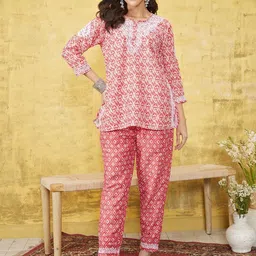 ADA Printed Tunic With Trousers-image-3