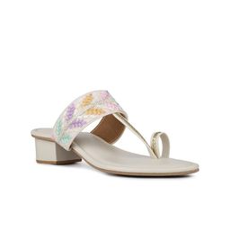 Inc 5 Printed Ethnic Block Sandals with Bows image 2
