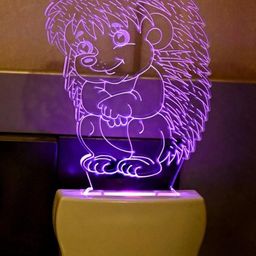 SOMIL 3D Illusion Porcupine Night Wall Lamp-image-96
