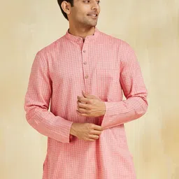Fabindia Men Geometric Flared Sleeves Kurta-50