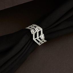 Anouk Women Brass American Diamond Finger Ring-image-35