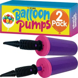 Solid Balloon Pump Hand Held, Inflator Air Pump for Balloons - 2Way Dual Action, 2Pack: Friends can Help - Easy to Use, 100% Lifetime Satisfaction Guarantee - Sturdy Ballon Inflator Pump Balloon-image-45