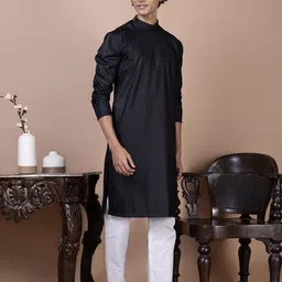 PulseIQ Men Cotton Straight Kurtas-image-36
