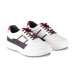 Red Chief Men Colourblocked Lace-Ups Leather Sneakers-image-56