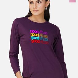 Metronaut Women 2 Printed Bio Finish Applique T-shirt-image-89
