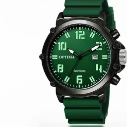 Optima Men Brass Dial & Bracelet Style Straps Analogue Watch OPT-503-GREEN-picture-15