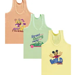 Mega style Infants Pack Of 3 Printed Cotton T-shirt-image-30