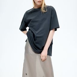 H&M Washed-Look T-Shirt-image-8