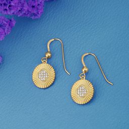 Carlton London Circular Drop Earrings-58