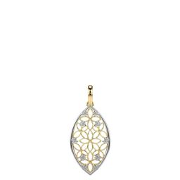 VALANOVA 18K Yellow Gold Plated 0.38Ct Lab Grown Diamond Pendant-image-94