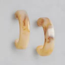 Forever New Circular Half Hoop Earrings-52