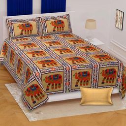 E Elma Unisex Brown Bedsheets-image-99