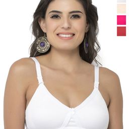 College Girl CG1304 Women Pack Of 4 Full Coverage Lightly Padded Minimizer Bra-24