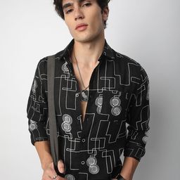 VASTRADO Men Classic Slim Fit Opaque Casual Shirt-picture-46