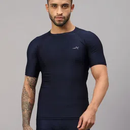 VECTOR X Men Solid Round Neck T-Shirt-25