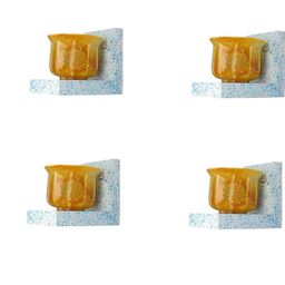 SOMIL Yellow Glass Cylinder Printed Wall Lamps-image-74