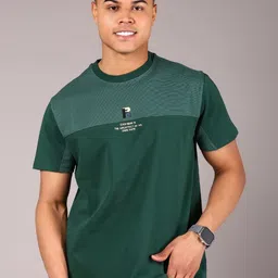 V-Mart Men Colourblocked Pockets T-shirt-picture-37