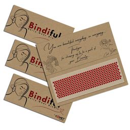 Comet Busters Bindiful Set Of 3 Traditional Bindis - Red-36