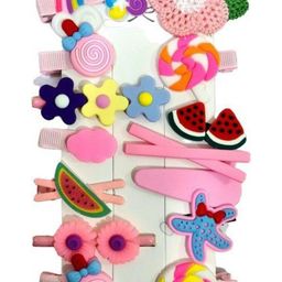 DIVASTRI Women Set Of 14 Alligator Hair Clip-image-94