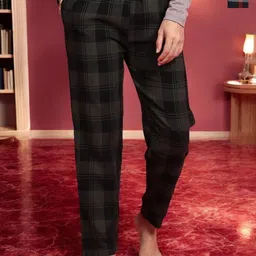 Kryptic Women Pack Of 2 Pure Cotton Mid-Rise Lounge Pants-picture-4