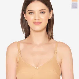 GROVERSONS Paris Beauty Pack of 2 Women Full Coverage Non Padded Everyday Bra-picture-43