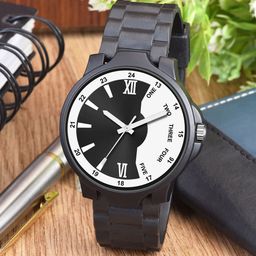 CSAMON Men Silicon Straps Analogue Watch 3Kan 1002BLK NEW PU-image-27