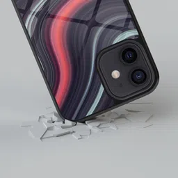 macmerise Abstract Printed iPhone 12 Back Case Mobile Accessories-picture-3