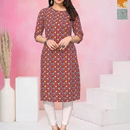 KETAKI FASHION Women Pack of 3 Pure Crepe Straight Kurta-image-44