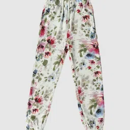 GAP Infant Girls Floral Print Relaxed Fit Joggers-44