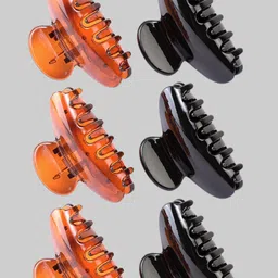 basicare Women Set of 6 Claw Clip-1