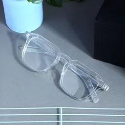 SUNGLASSIC Unisex Kingsman Clear Square Sunglasses KINGSMAN-51