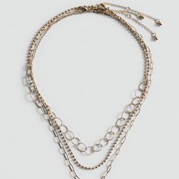 MANGO Women Set Of 3 Link Chains-23