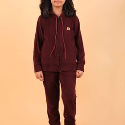 BAESD Girls Mid-Rise Hooded Tracksuits-image-33