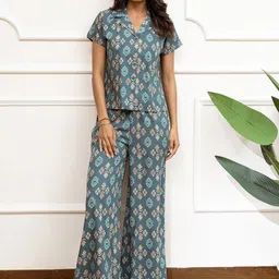 Boston Club Women Printed Night suit-image-5