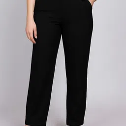 NU CLOTHS Women Relaxed Regular Fit High-Rise Trouser-picture-22