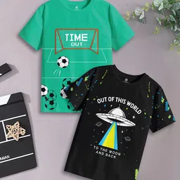 CODEZ Boys 2 Pure Cotton T-shirt-image-33