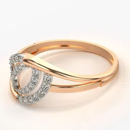 VALANOVA Women Rose Gold Ring Diamond-picture-1