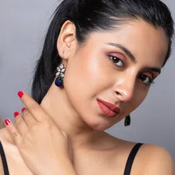 Look and Adorn Contemporary Drop Earrings-image-43
