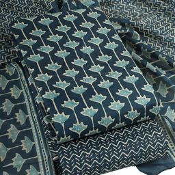 Sun Fashion And Lifestyle Floral Printed Unstitched Dress Material-image-79