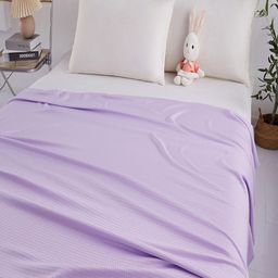 JC HOME Purple AC Room 300 GSM Double Bed Blanket-picture-48