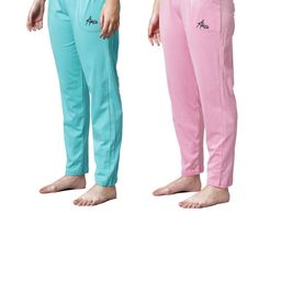 TRENDY WORLD Pack of 2 Women Cotton Relax Fit Pyjama-image-74